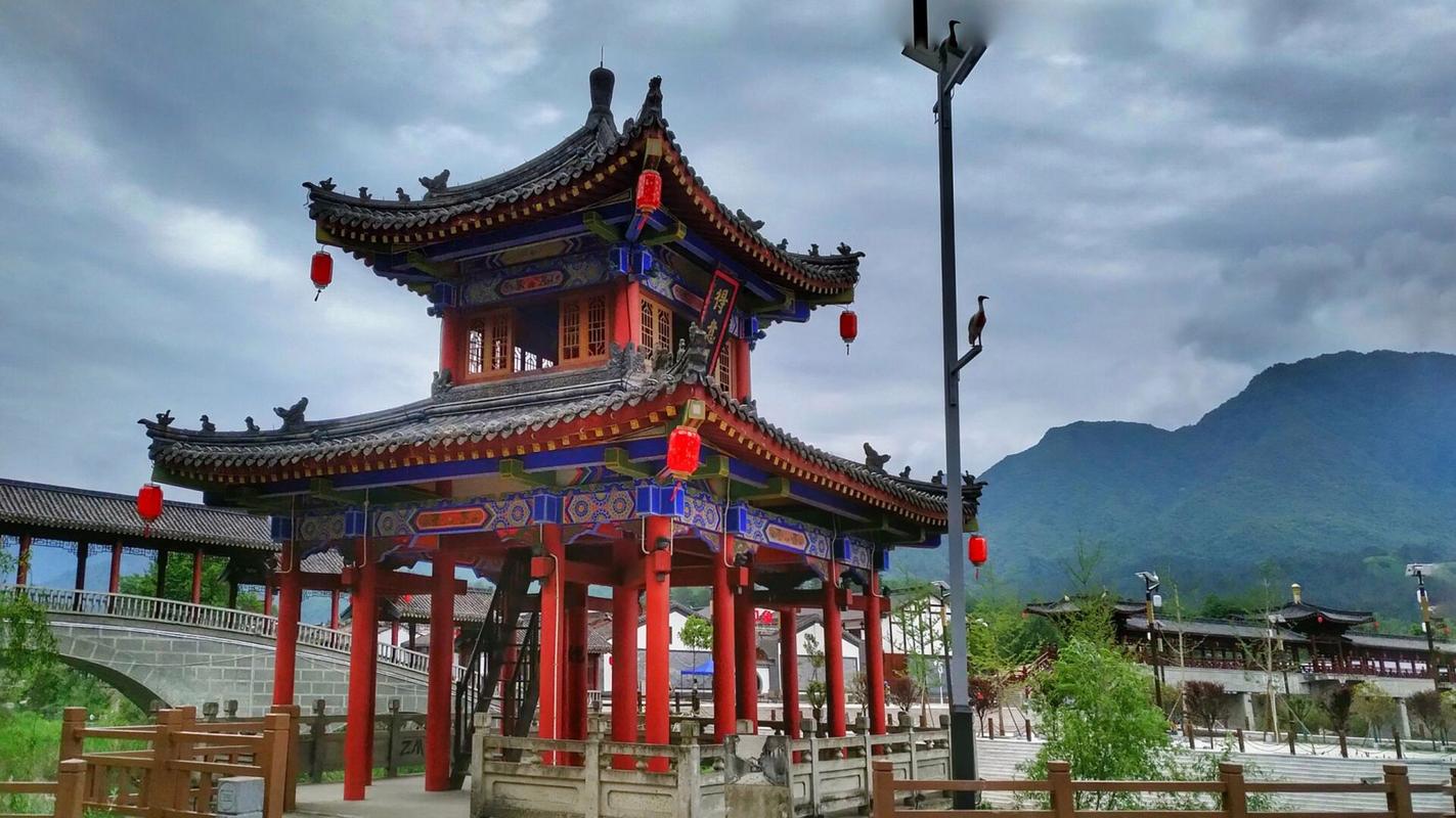 洋縣華陽古鎮(zhèn)，秦嶺四寶園，風(fēng)景美麗，空氣新鮮