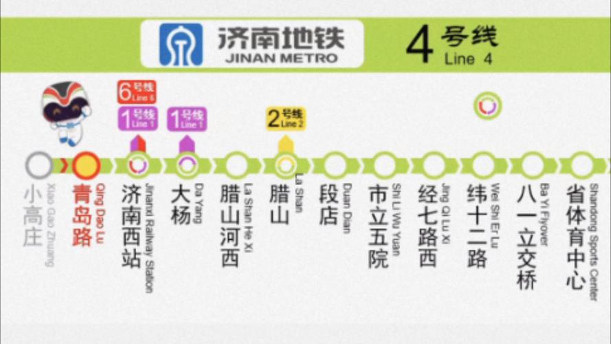 濟(jì)南地鐵4號線開始熱滑試驗(yàn)，年底通車！西起小高莊站，東至彭家莊站