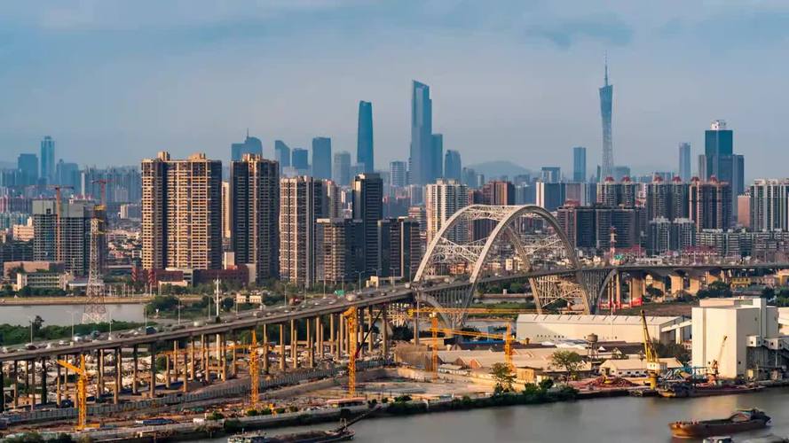 廣州丫髻沙大橋，現(xiàn)代與自然的完美結(jié)合！