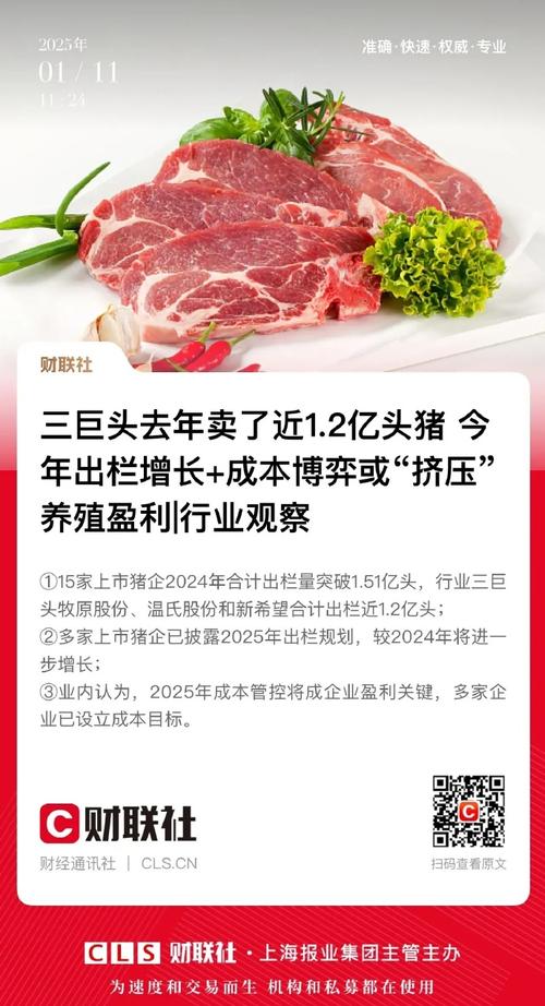 產能釋放 消費疲軟，2025年山東豬業(yè)將面臨雙重考驗