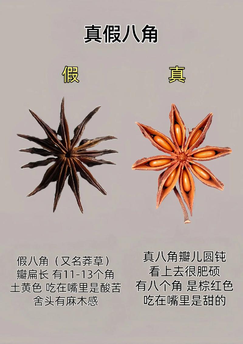 買(mǎi)八角，要區(qū)分“紅色”和“黑色”的，差別挺大，別花冤枉錢(qián)