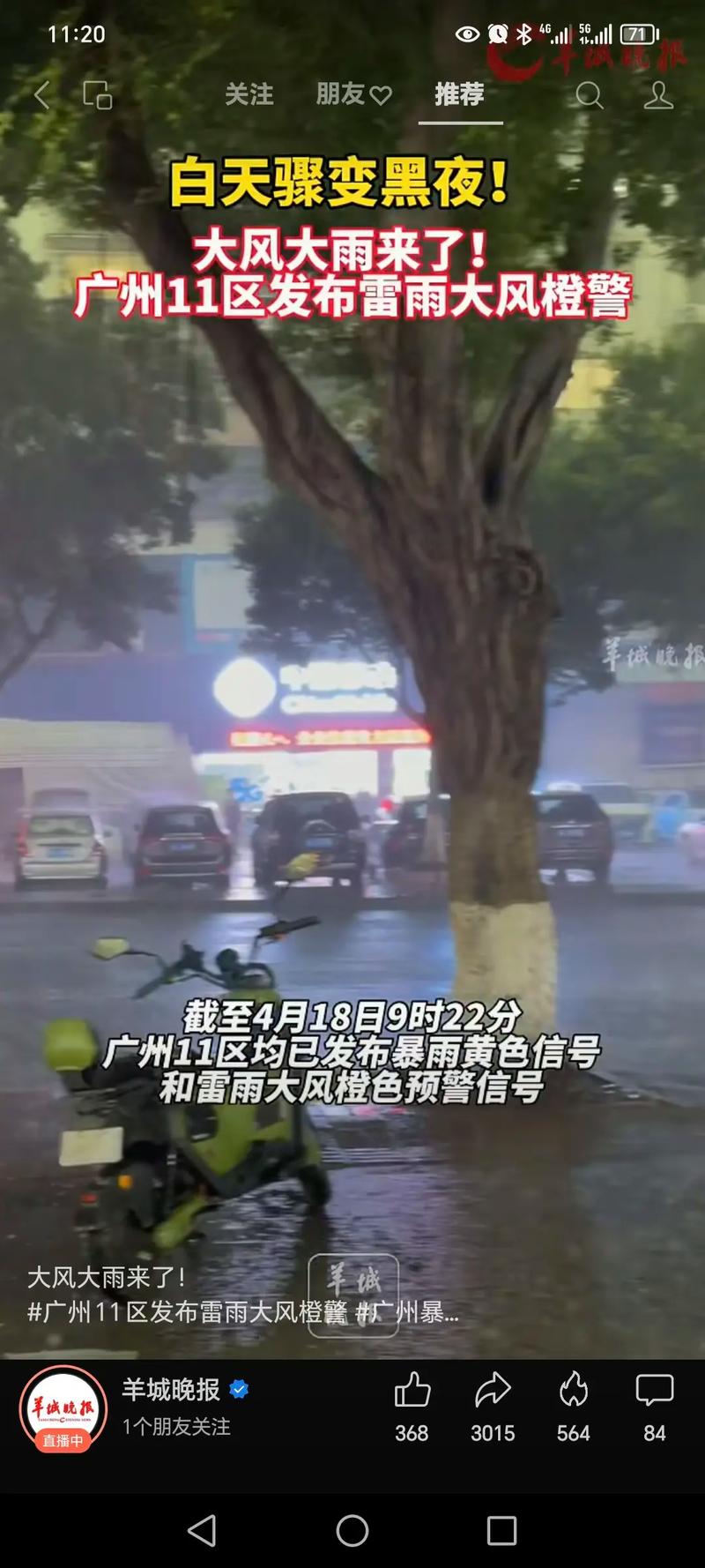 遇大雨，一大早爬茶山變成落湯雞