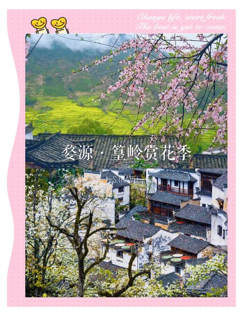 中國(guó)最美鄉(xiāng)村婺源之篁嶺#踏春賞花#旅行足跡