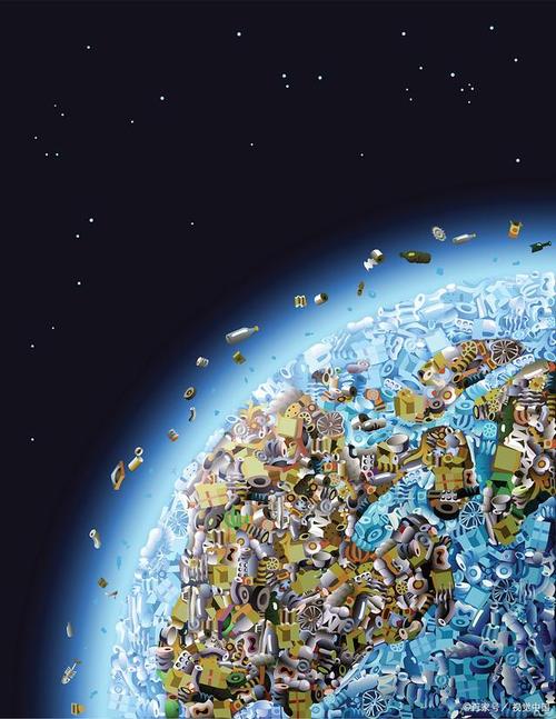 超過6600噸的太空垃圾漂浮在地球軌道上