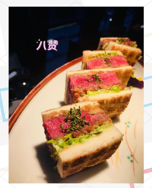 5000多一條的極品和牛做三明治，每一口都是人民幣的味道